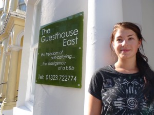 Emmeke at the Guesthouse East in Eastbourne
